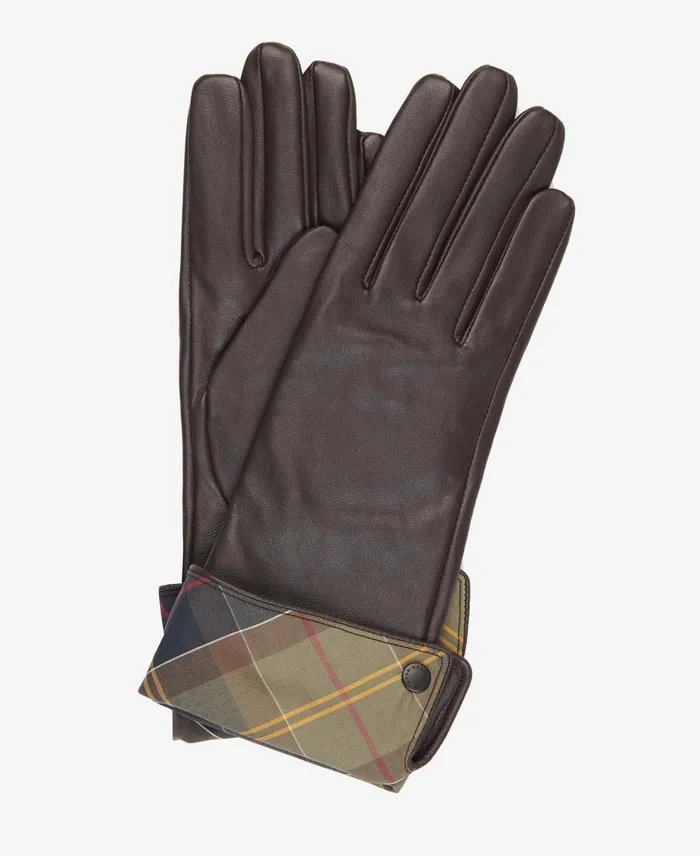 Women Hats Barbour Lady Jane Leather Gloves Chocclassic