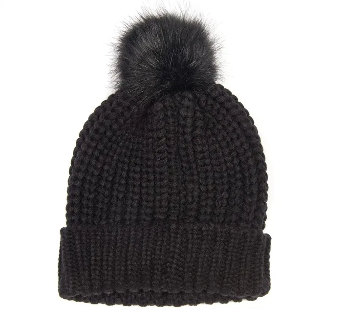 Women Hats Barbour Saltburn Beanie Hat Mink