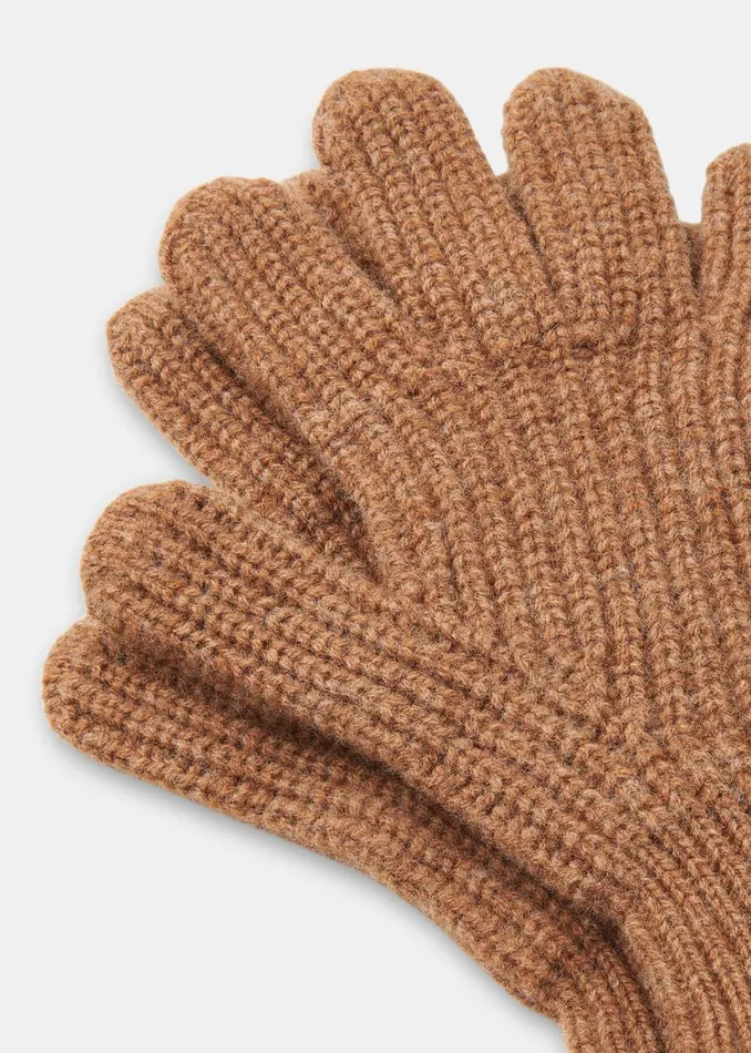 Women Hats Gloves and Scarves Whistles Camel Lambswool Gloves