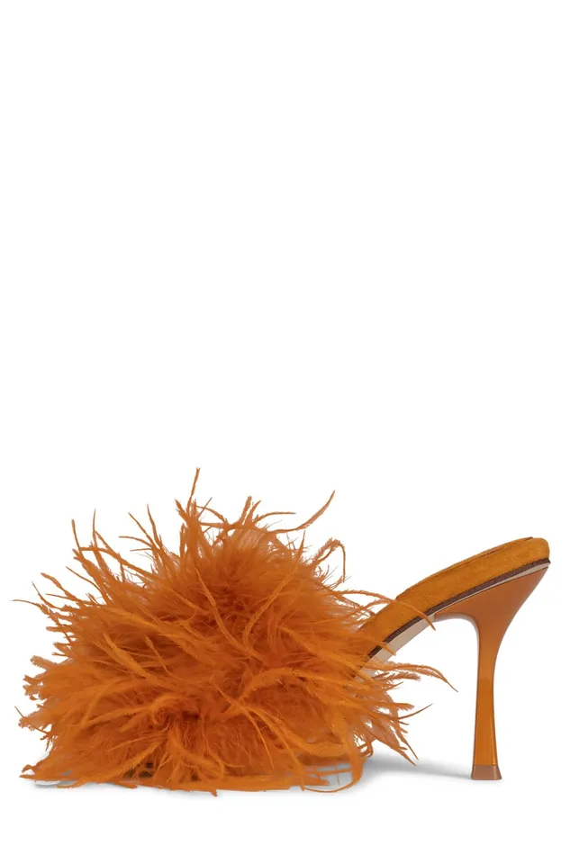 Women Heel Jeffrey Campbell CHAUFFEUR Orange
