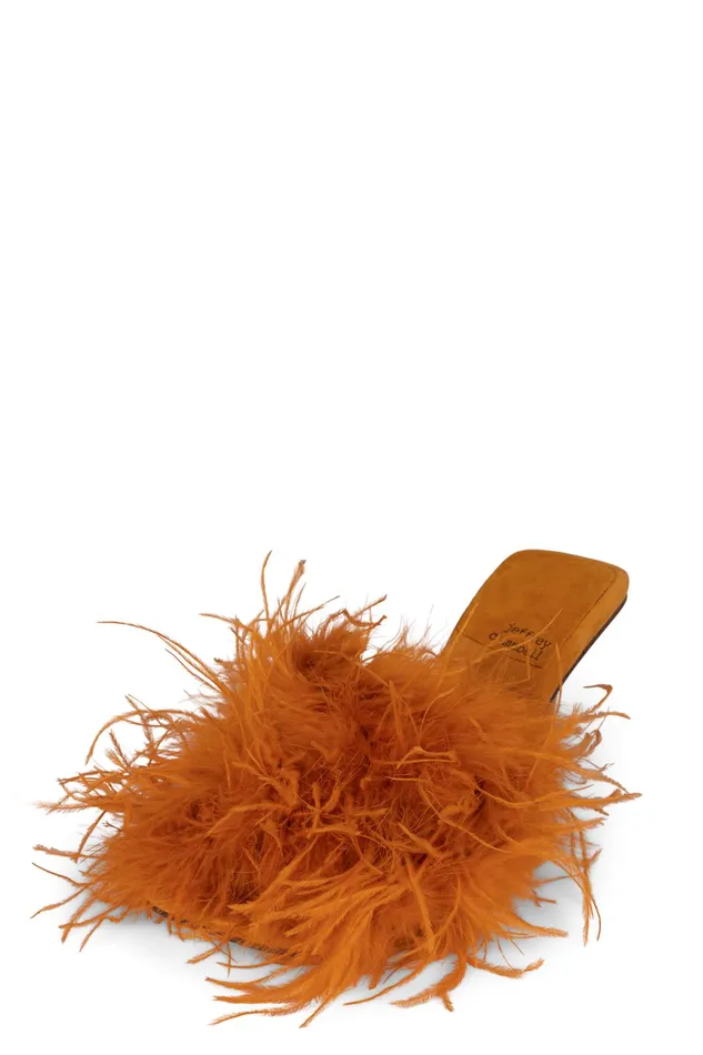 Women Heel Jeffrey Campbell CHAUFFEUR Orange