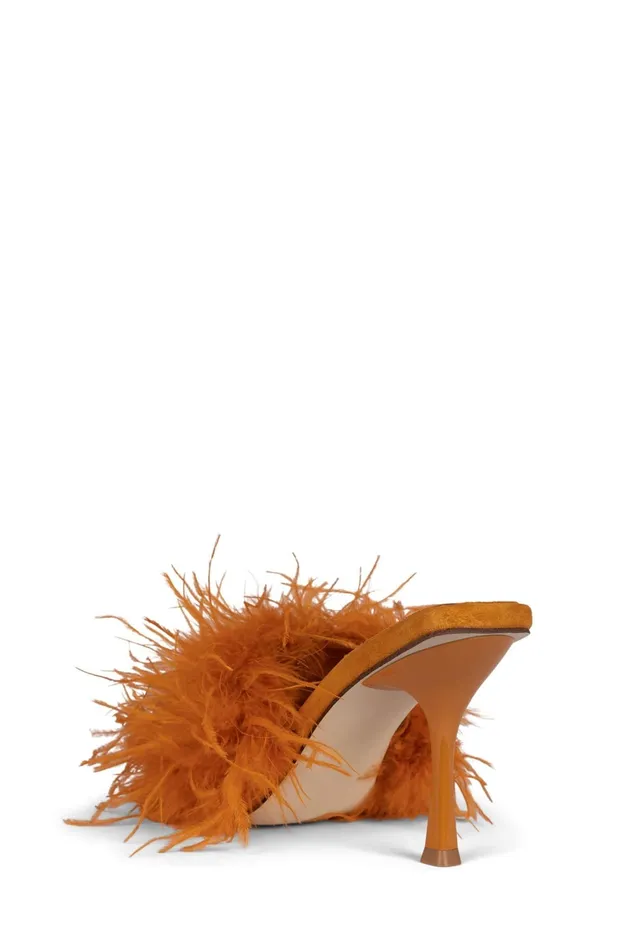 Women Heel Jeffrey Campbell CHAUFFEUR Orange