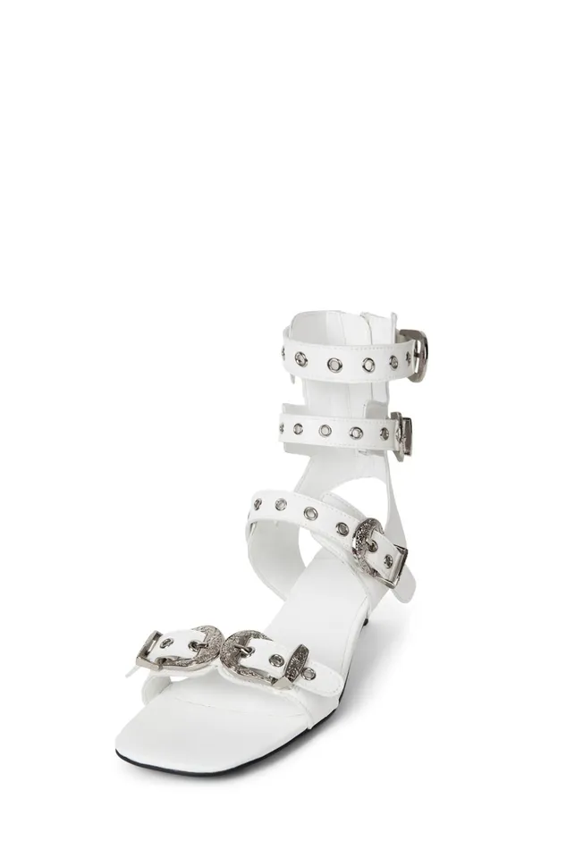Women Heel Jeffrey Campbell ECLECTICA Black Silver