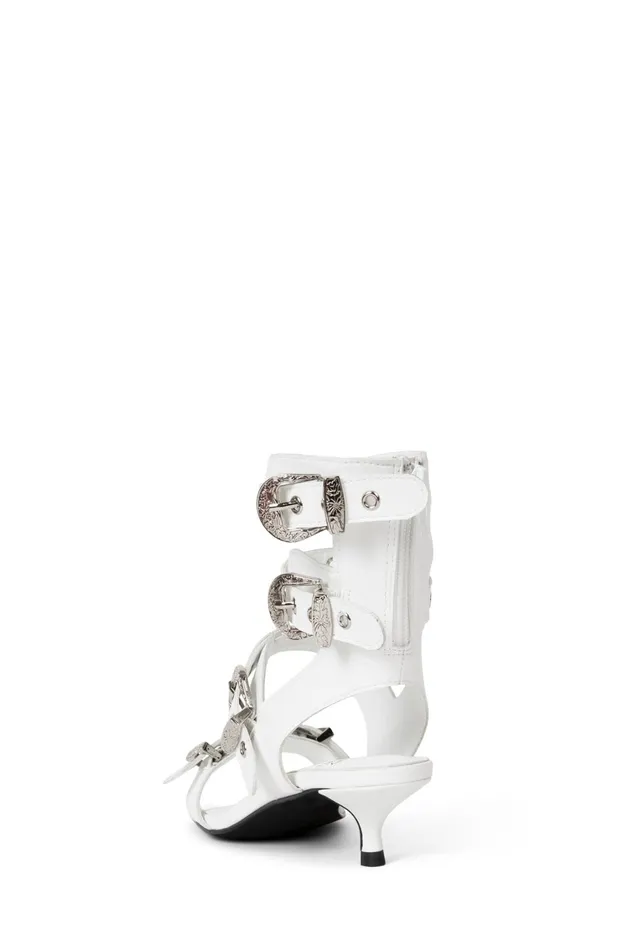 Women Heel Jeffrey Campbell ECLECTICA Black Silver