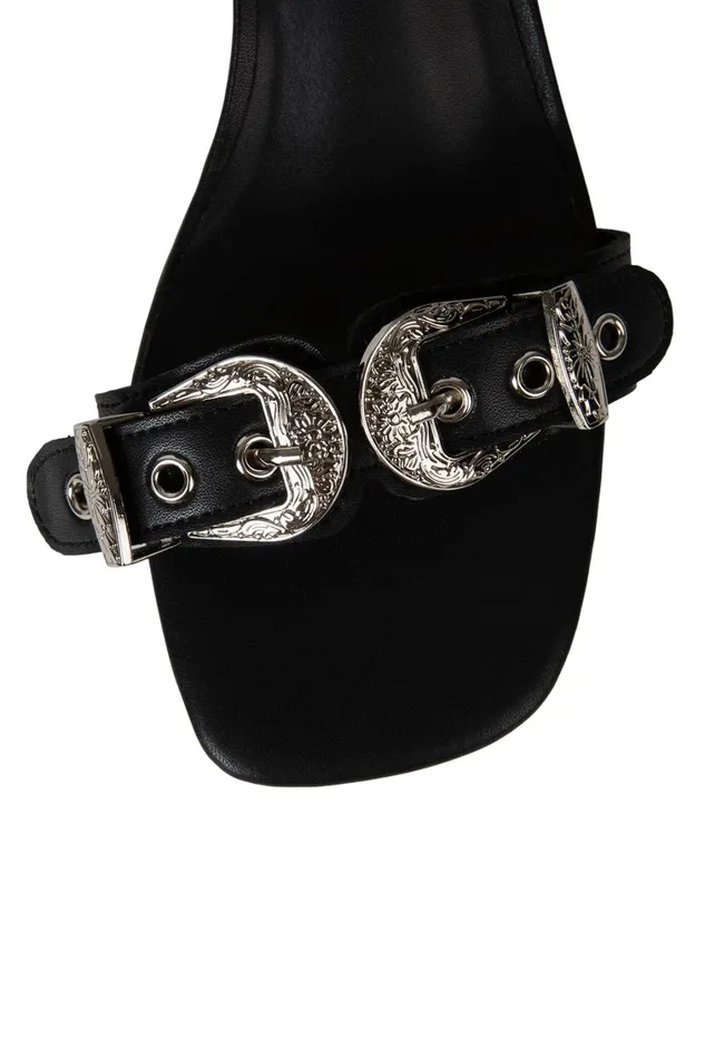 Women Heel Jeffrey Campbell ECLECTICA Black Silver