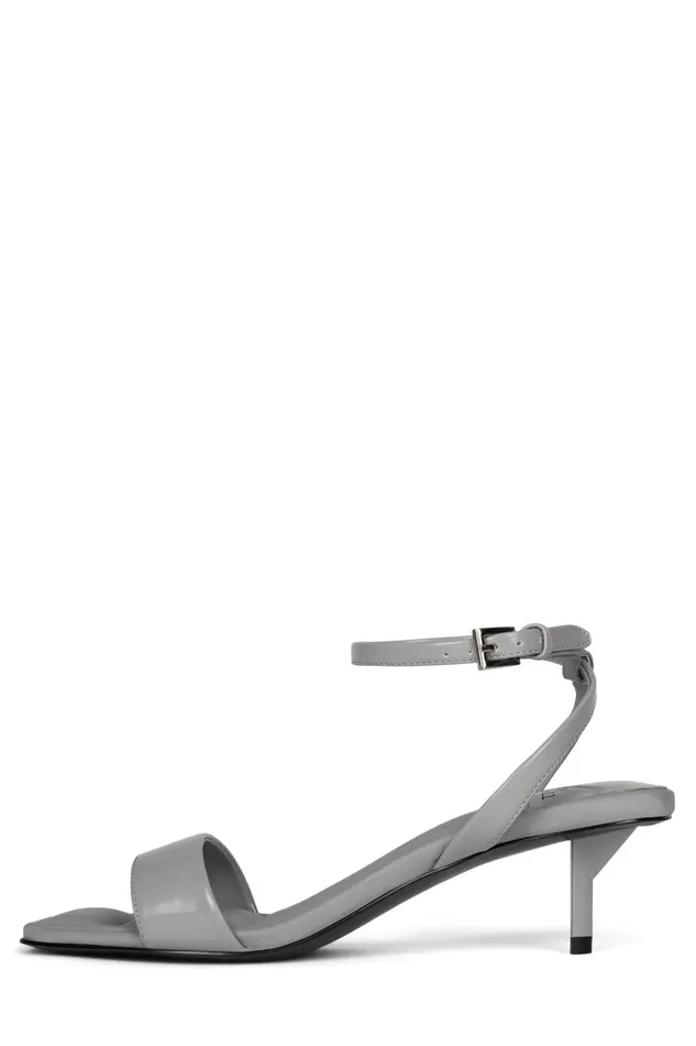 Women Heel Jeffrey Campbell EVOKE Light Grey Box