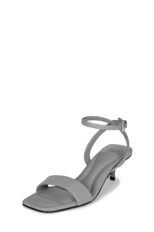 Women Heel Jeffrey Campbell EVOKE Light Grey Box