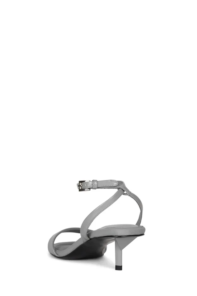 Women Heel Jeffrey Campbell EVOKE Light Grey Box