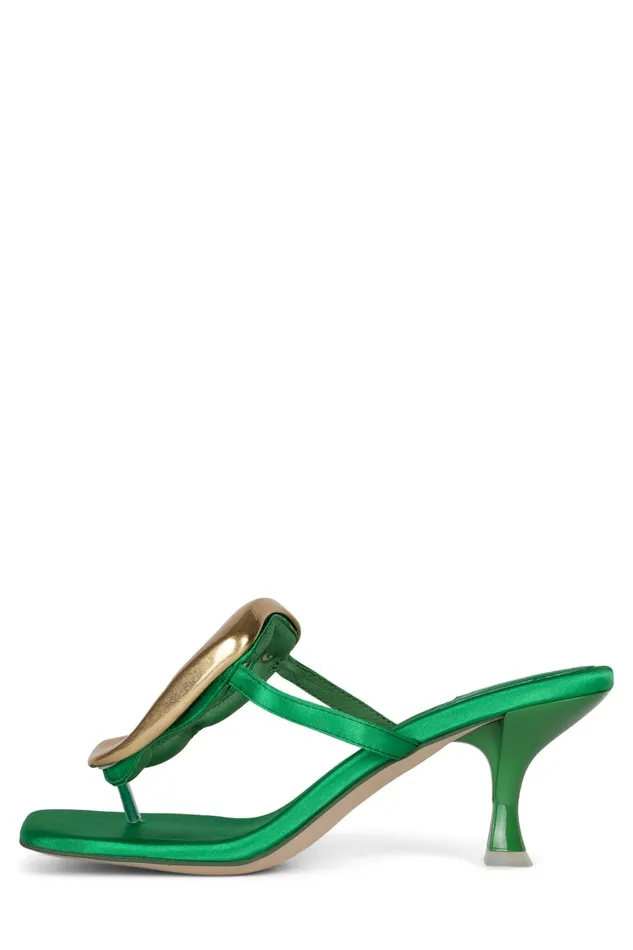 Women Heel Jeffrey Campbell LINQUP Fuchsia Satin Gold