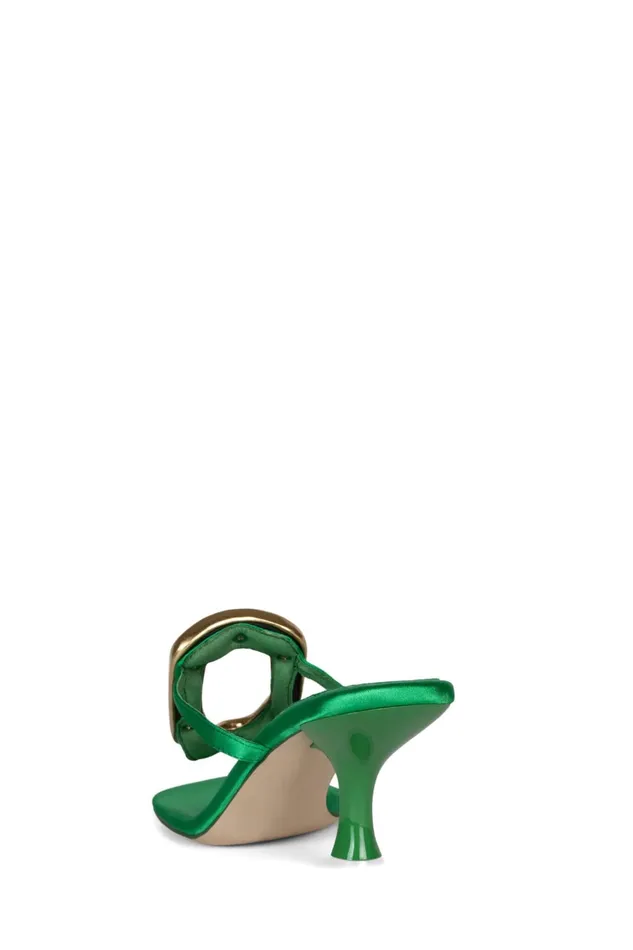 Women Heel Jeffrey Campbell LINQUP Fuchsia Satin Gold
