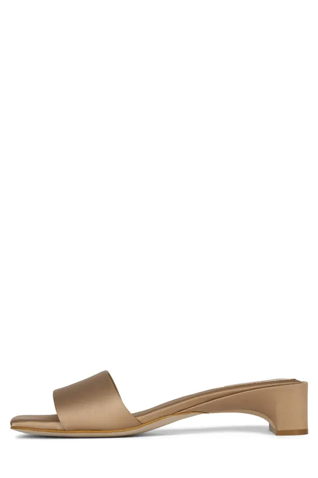 Women Heel Jeffrey Campbell LOWKEY Beige Satin
