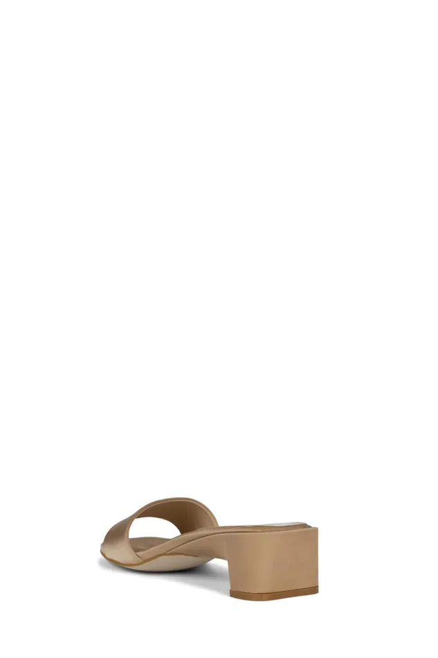 Women Heel Jeffrey Campbell LOWKEY Beige Satin