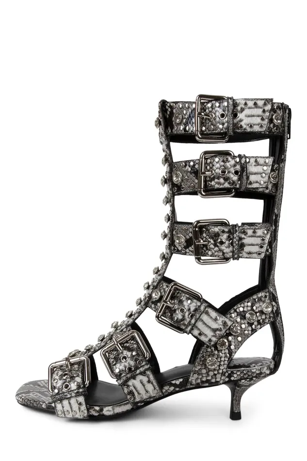 Women Heel Jeffrey Campbell PLASMATIC Black Gold