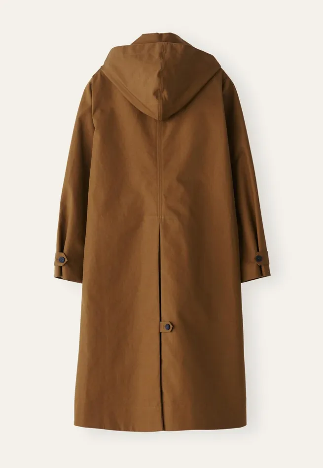 Women Hooded Trench Coat Toffee Poetry Fashion Jackets and Coats