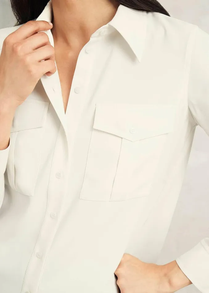 Women Hutton Shirt Ivory Hobbs Tops