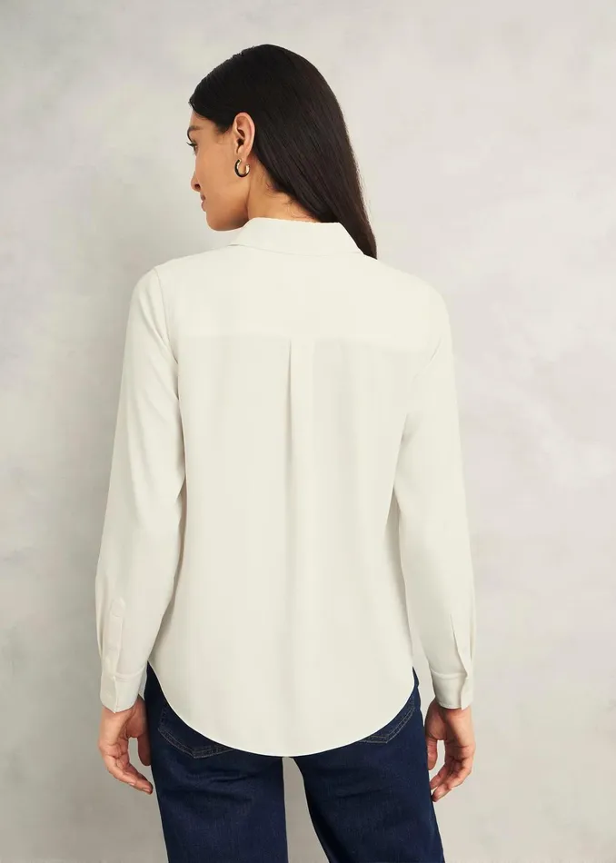 Women Hutton Shirt Ivory Hobbs Tops