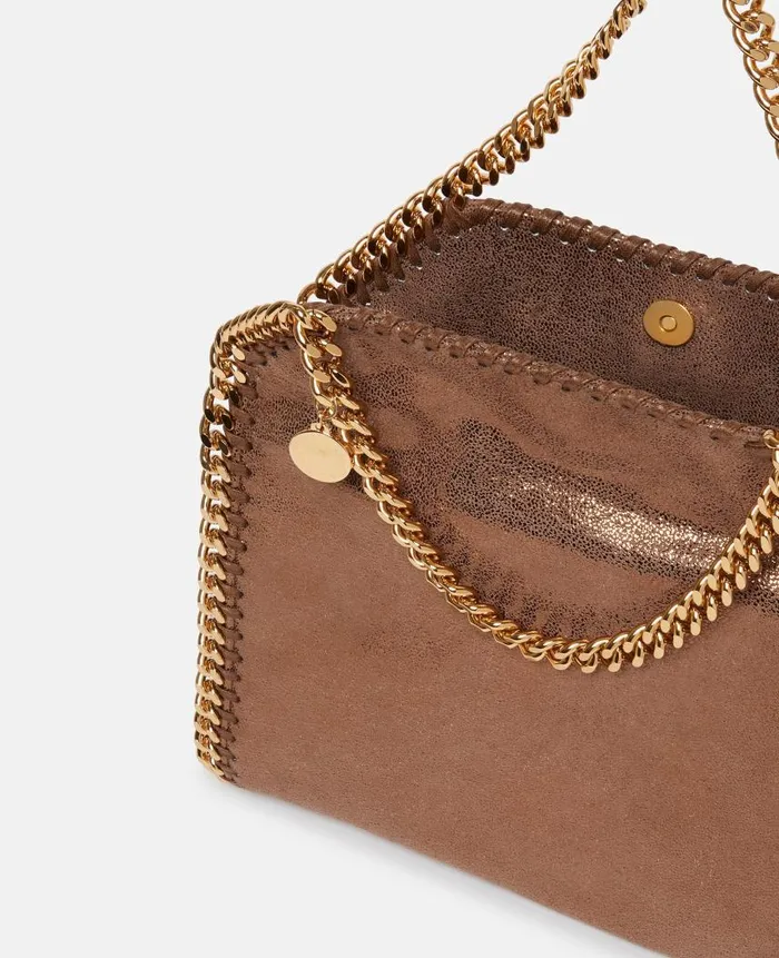 Women Iconic Falabella Stella McCartney Falabella Mini Tote Bag Bronze Women Iconic Falabella Stella McCartney Falabella Mini Tote Bag Bronze