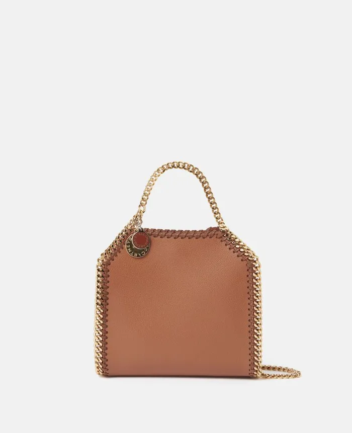 Women Iconic Falabella Stella McCartney Falabella Tiny Tote Bag Brandy