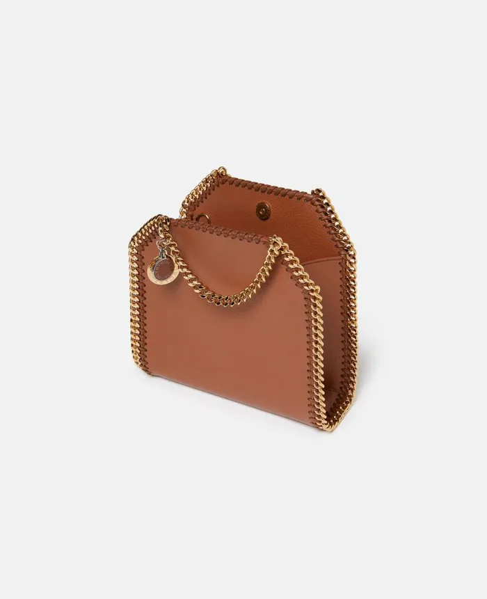 Women Iconic Falabella Stella McCartney Falabella Tiny Tote Bag Brandy