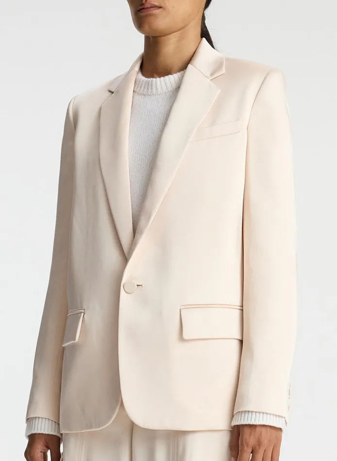 Women Jackets and Coats ALC Axel Satin Jacket Light Buff