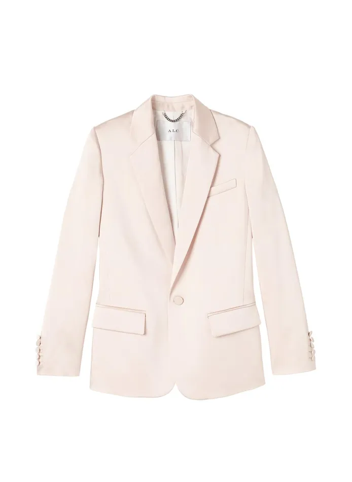 Women Jackets and Coats ALC Axel Satin Jacket Light Buff