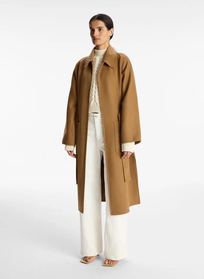 Women Jackets and Coats ALC Winslet Wool Coat Camel