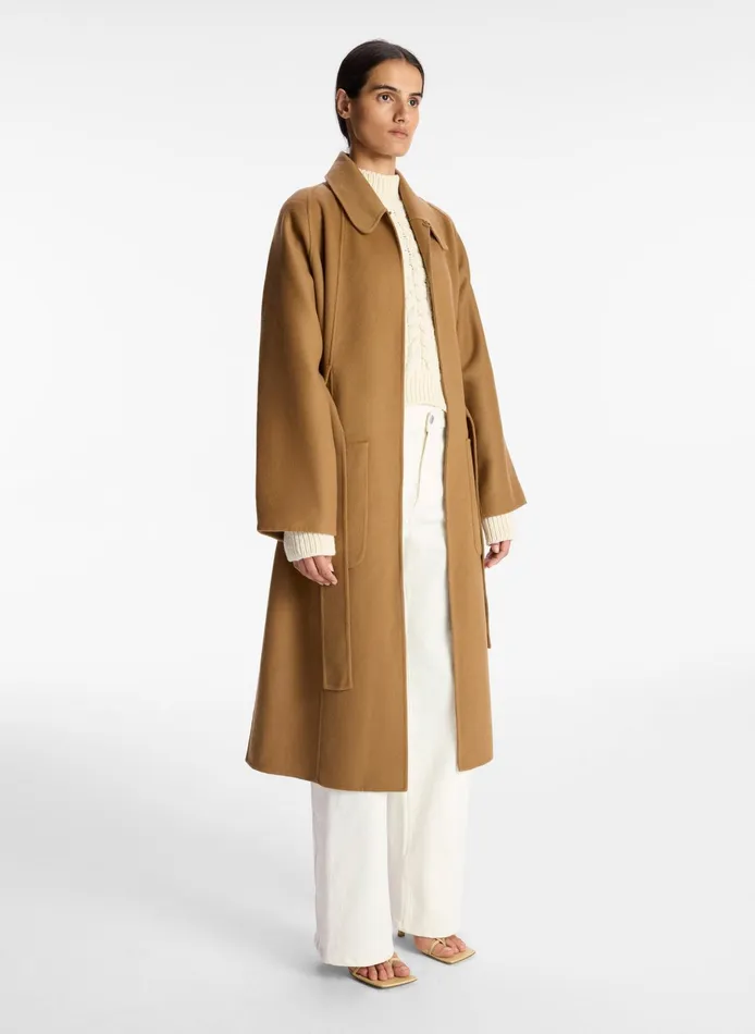Women Jackets and Coats ALC Winslet Wool Coat Camel