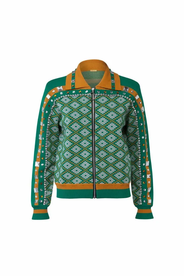Women Jackets and Coats DODO BAR OR Beno Jacket Green