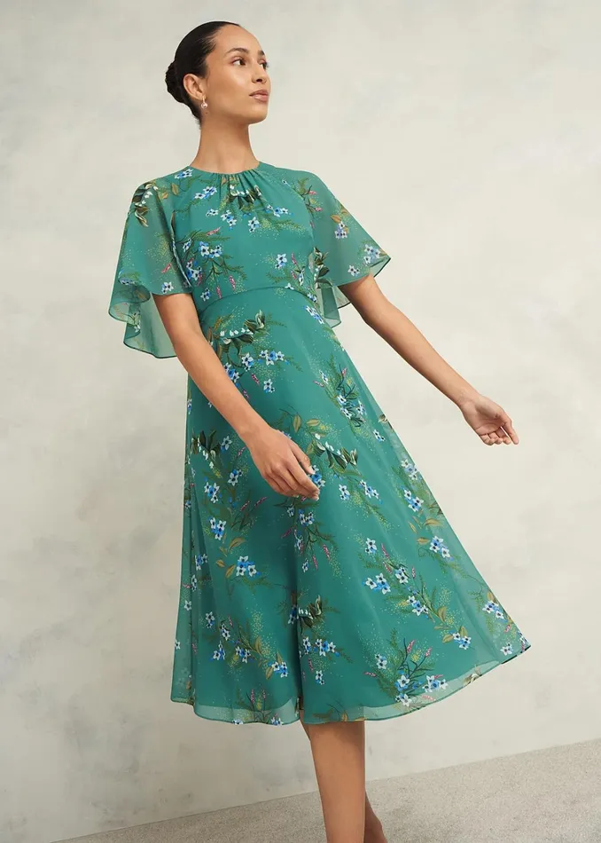 Women Jaida Dress Green Multi Hobbs Dresses and Jumpsuits