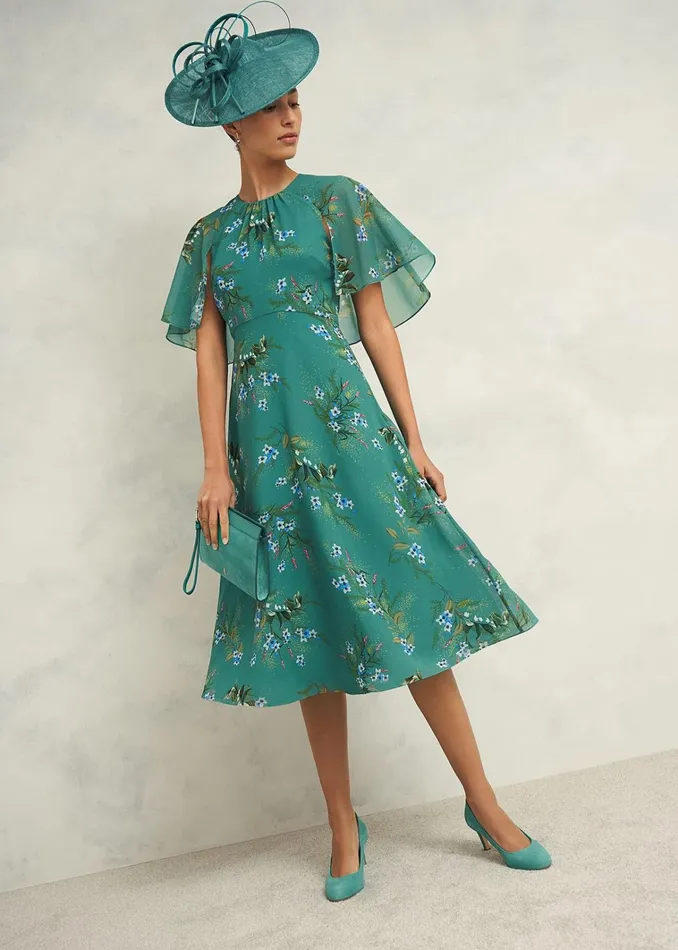 Women Jaida Dress Green Multi Hobbs Dresses and Jumpsuits