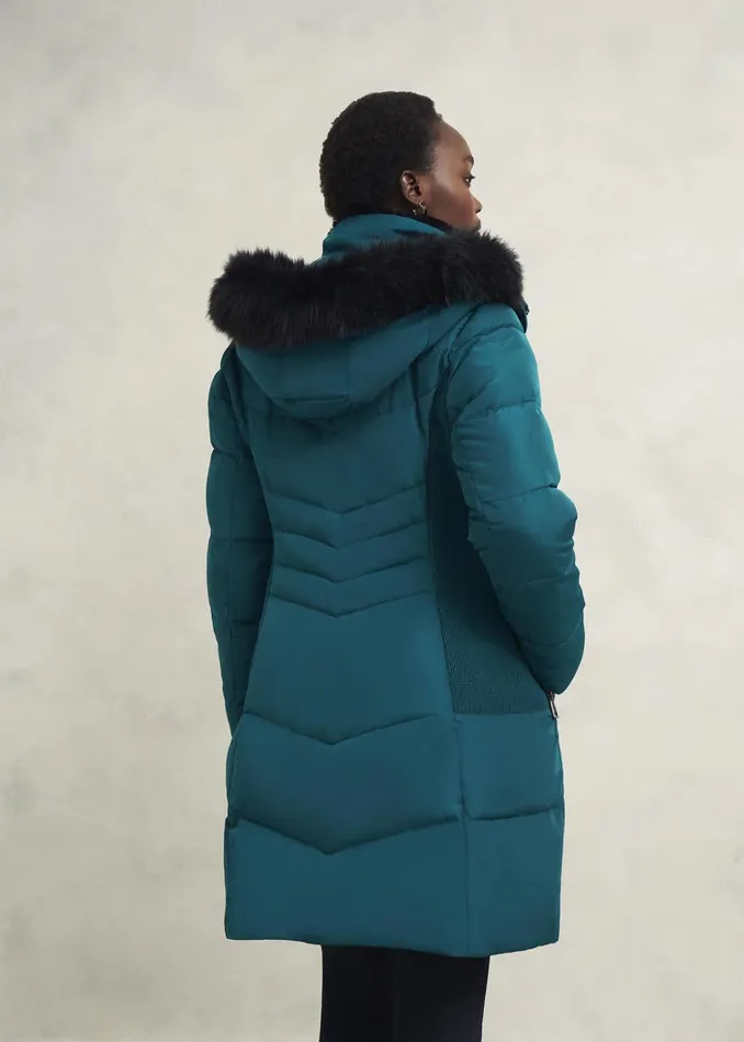 Women Jaymie Puffer Kyanite Green Hobbs Coats and Jackets