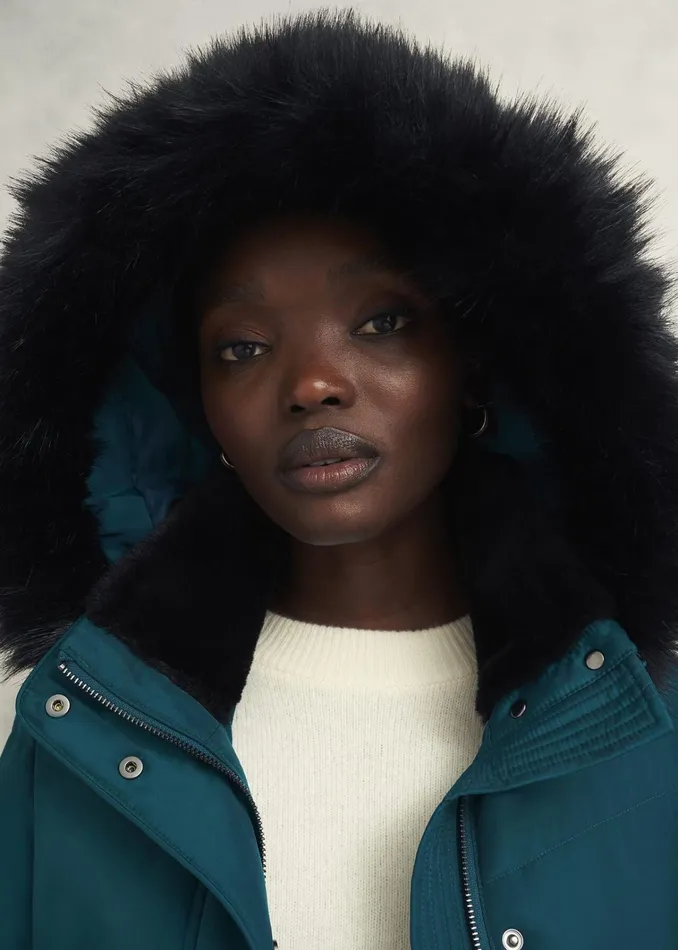 Women Jaymie Puffer Kyanite Green Hobbs Coats and Jackets