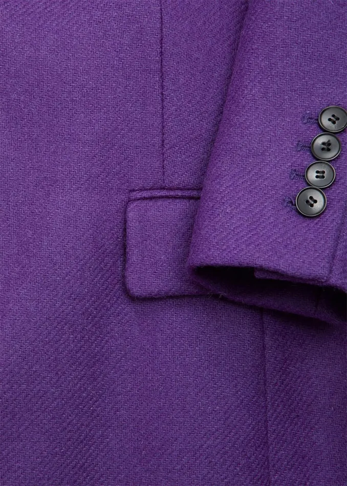Women Jess Wool Jacket Indigo Purple Hobbs Coats and Jackets