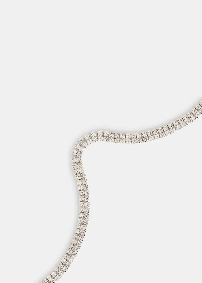 Women Jewellery Whistles Silver Double Gem Necklace