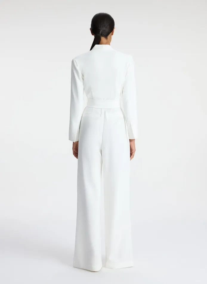 Women Jumpsuits ALC Kieran Ii WideLeg Jumpsuit White