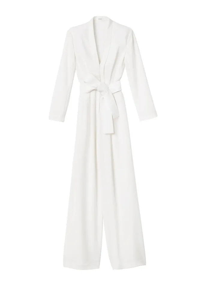 Women Jumpsuits ALC Kieran Ii WideLeg Jumpsuit White
