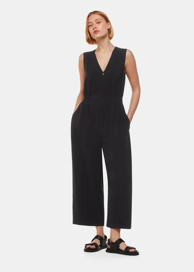 Women Jumpsuits Whistles Black Remmie Jumpsuit
