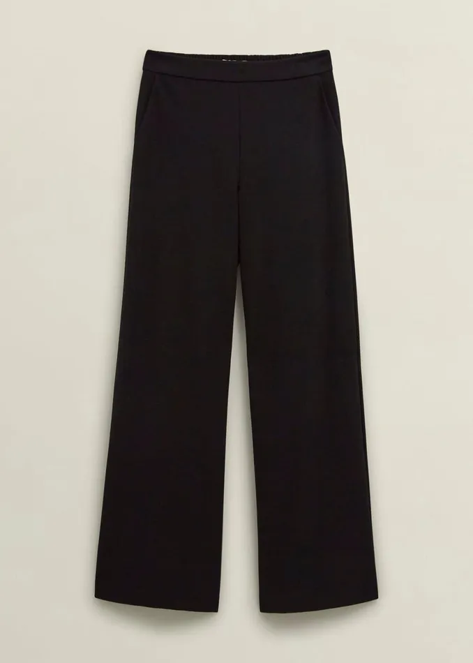 Women Kathy Ponte Trousers Black Hobbs Trousers
