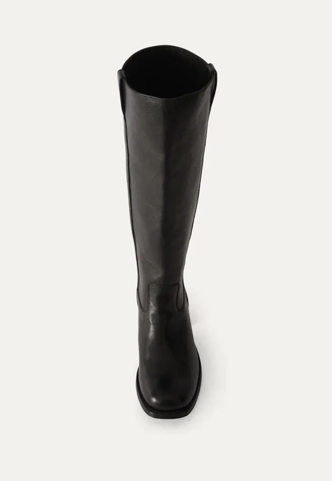 Women Kneehigh Boots Black Poetry Fashion Footwear