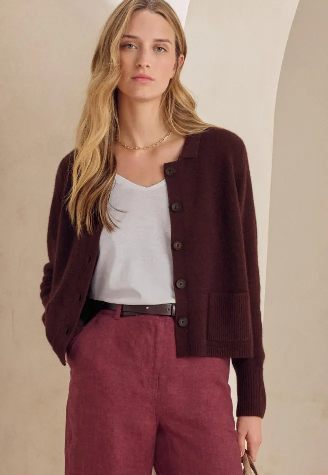 Women Knitted Jacket Blackberry Poetry Fashion Cardigans