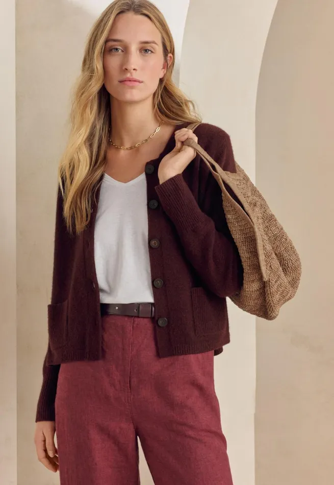 Women Knitted Jacket Blackberry Poetry Fashion Cardigans