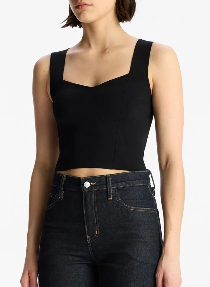 Women Knitwear ALC Jordana Knit Top Black