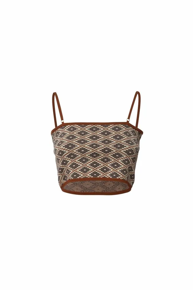 Women Knitwear DODO BAR OR Eichi Top Brown