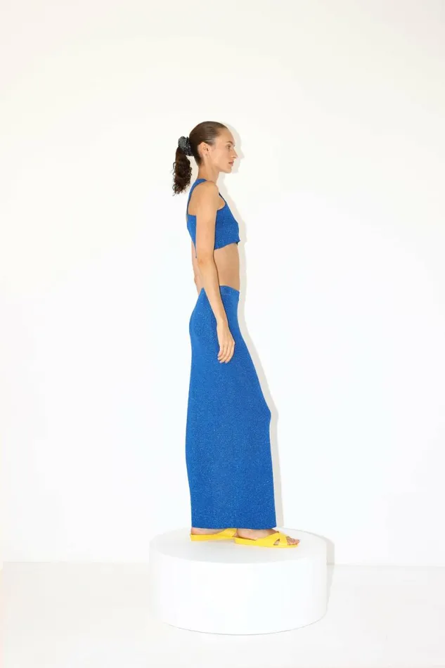 Women Knitwear DODO BAR OR Loren Skirt Blue