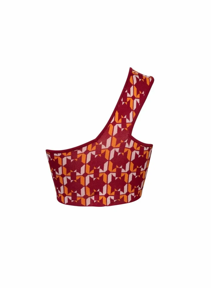 Women Knitwear DODO BAR OR Sherry Top Red Combo Women Knitwear DODO BAR OR Sherry Top Red Combo