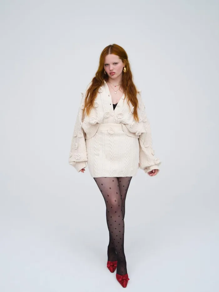 Women Knitwear For Love and Lemons Martina Knit Mini Skirt Ivory Women Knitwear For Love and Lemons Martina Knit Mini Skirt Ivory