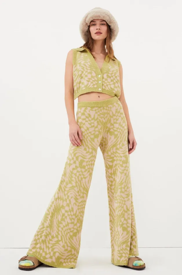 Women Knitwear For Love and Lemons Simone Top Green Women Knitwear For Love and Lemons Simone Top Green
