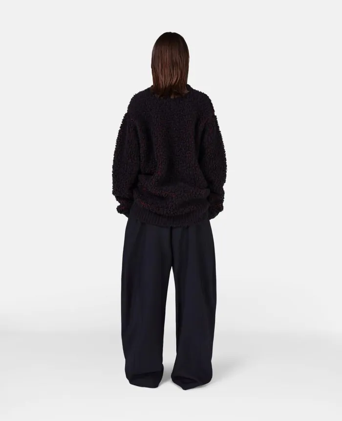 Women Knitwear Stella McCartney Pixel Horse Jacquard Knit Jumper Black