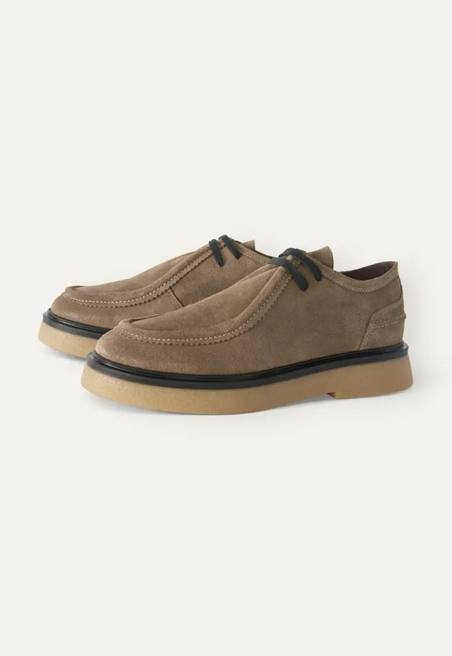 Women Laceup Shoes Mushroom Poetry Fashion Footwear