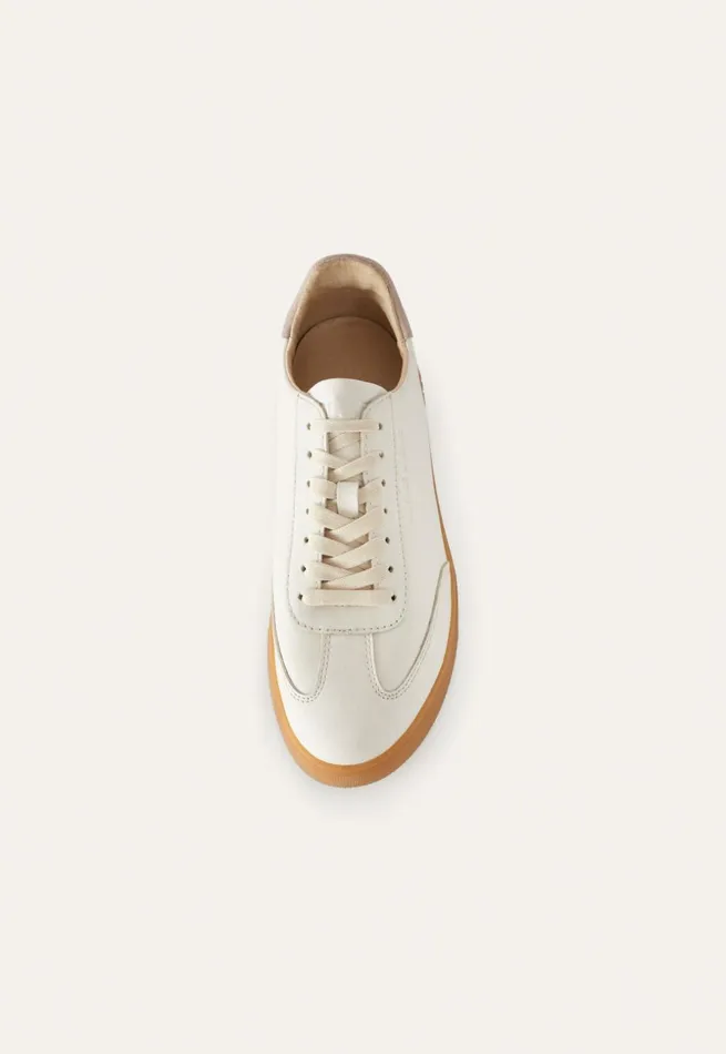 Women Laceup Trainers Cashmere Light Poetry Fashion Footwear